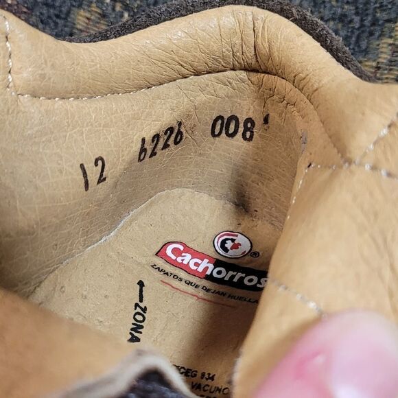 Cachorros Brown Leather Boots- Size 5 - Picture 6 of 7